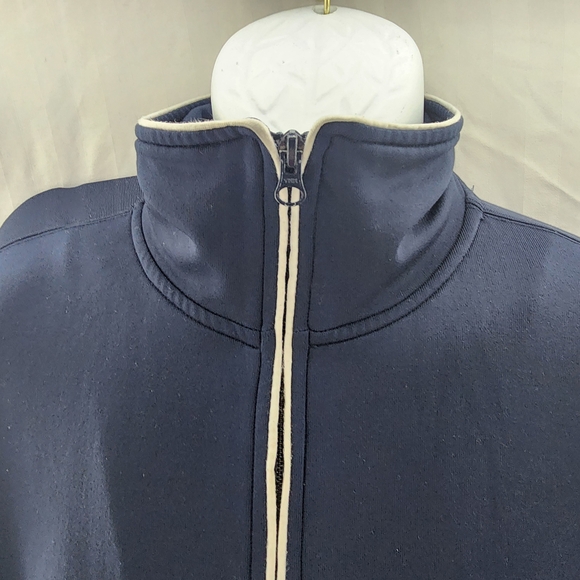 Tommy Hilfiger Navy Blue Zip Up Track Jacket Y2K Plus - Picture 3 of 10